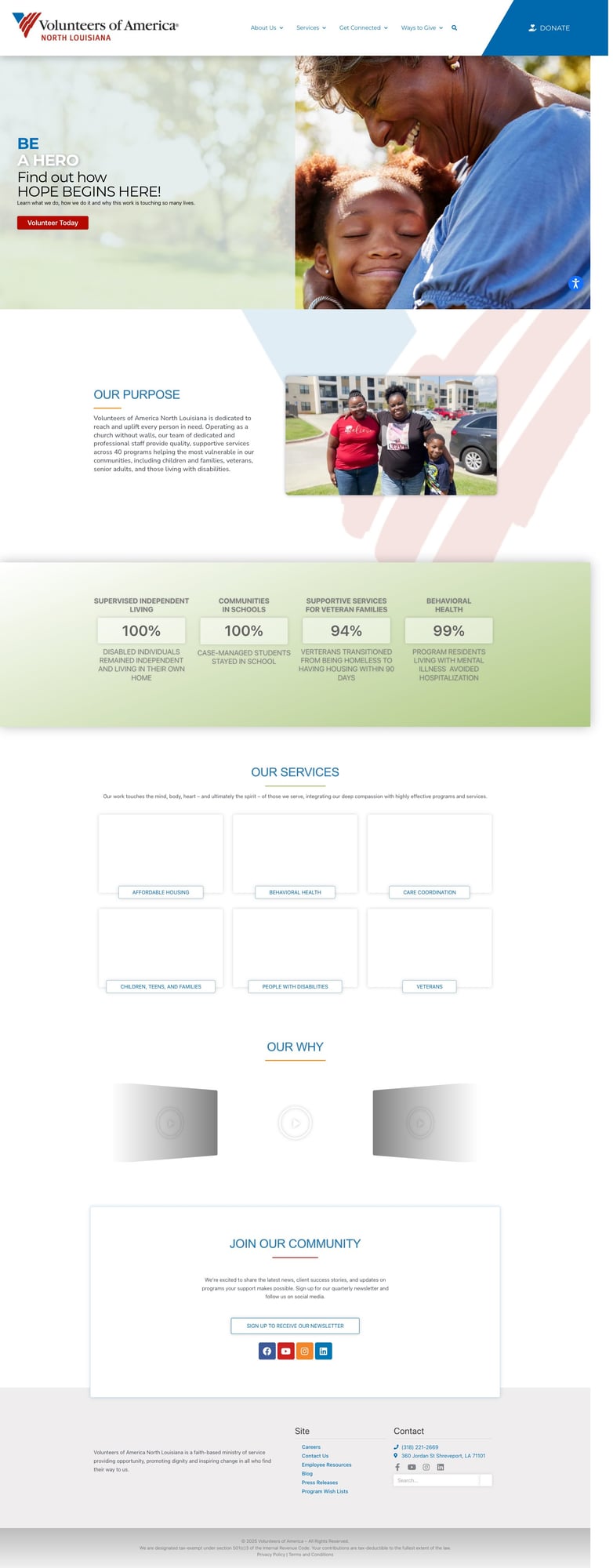 Volunteers of America – North Louisiana